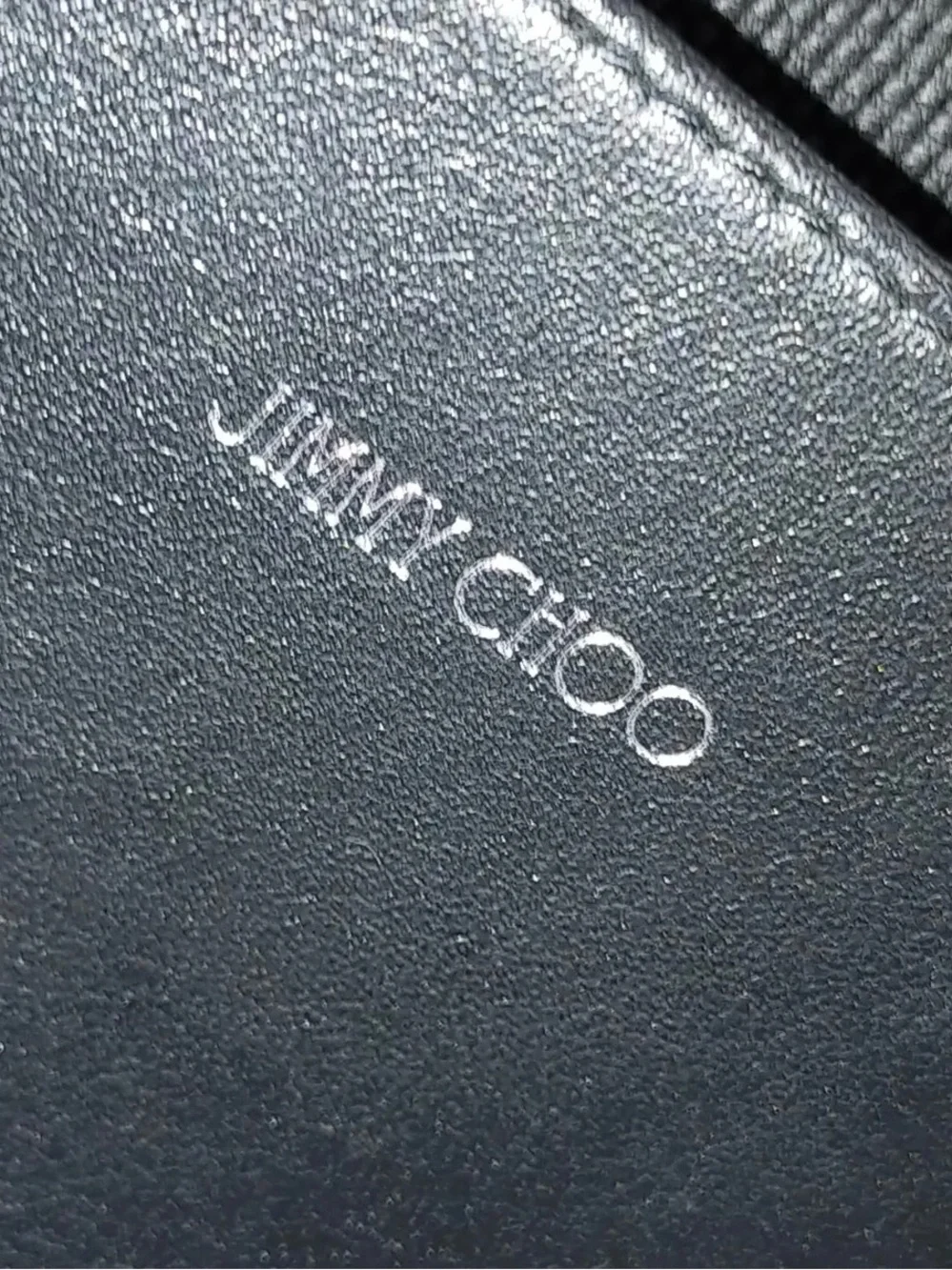 Jimmy Choo Black Canvas Tote Bag